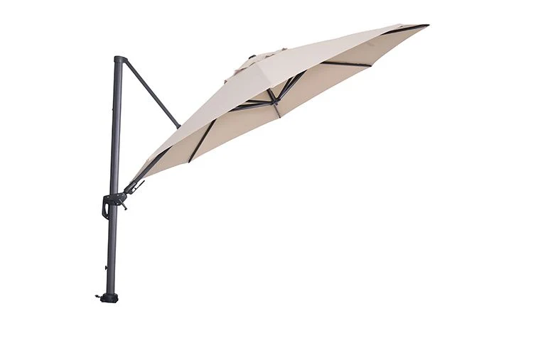 Garden Impressions Hawaii parasol - Ø350 cm - carbon black - ecru