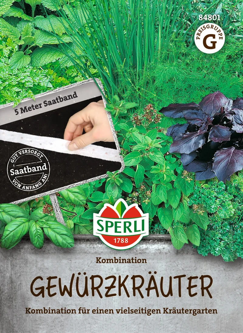 SPERLI Samen-Set "Der einfache Kräutergarten"