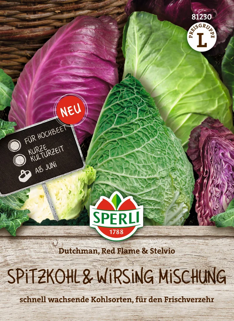 SPERLI Samen-Set "Bunter Gemüsemix"