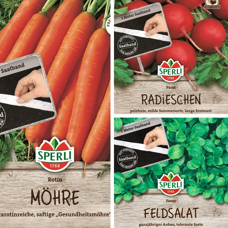 SPERLI Samen-Set "Gemüsevielfalt- Easy Gardening"