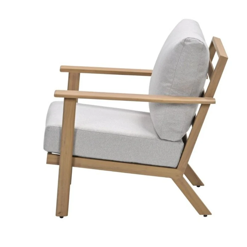 Garden Impressions Chicago lounge fauteuil natural teak look desert sand