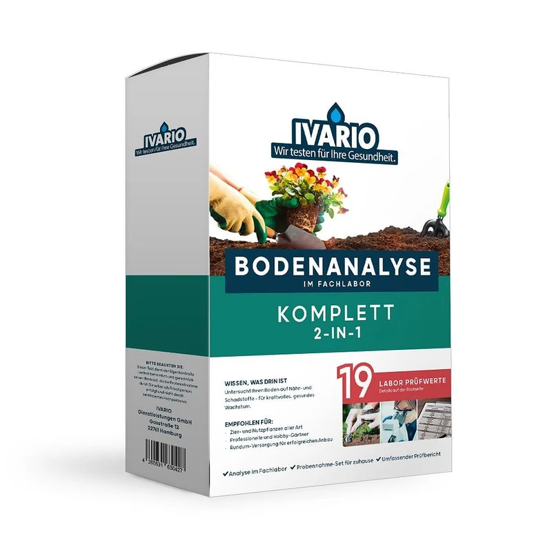 IVARIO Bodenanalyse Komplett 2-in-1
