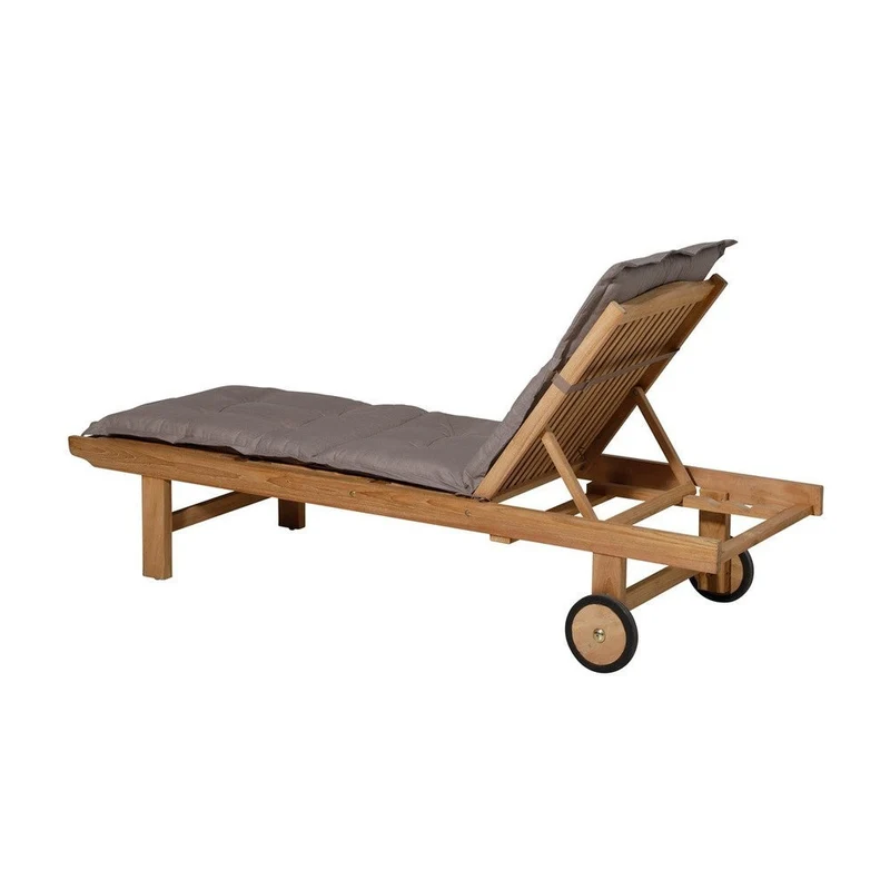 Madison ligbedkussen 200x65cm Basic taupe