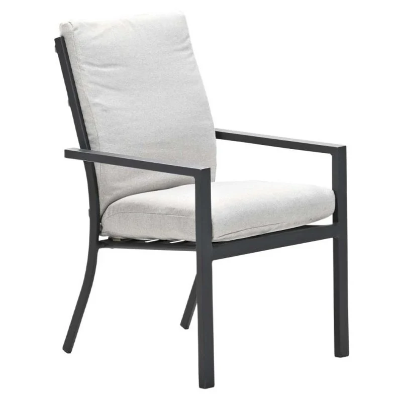 Sergio tuinset 7-delig desert sand met Edison tuintafel rond 148 cm light teak vironwood