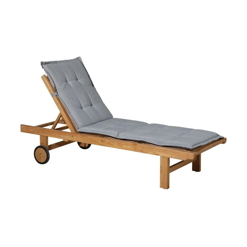 Madison ligbedkussen 200x65cm Panama light grey
