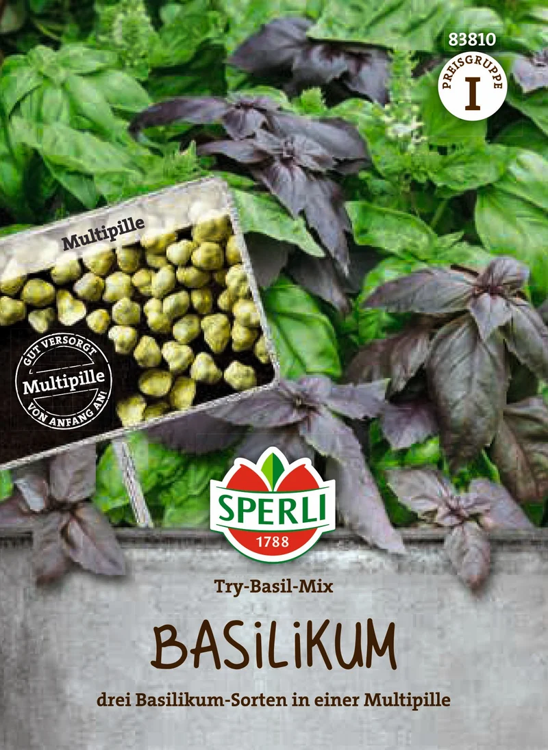 SPERLI Basilikum-Samen 'Try-Basil-Mix'
