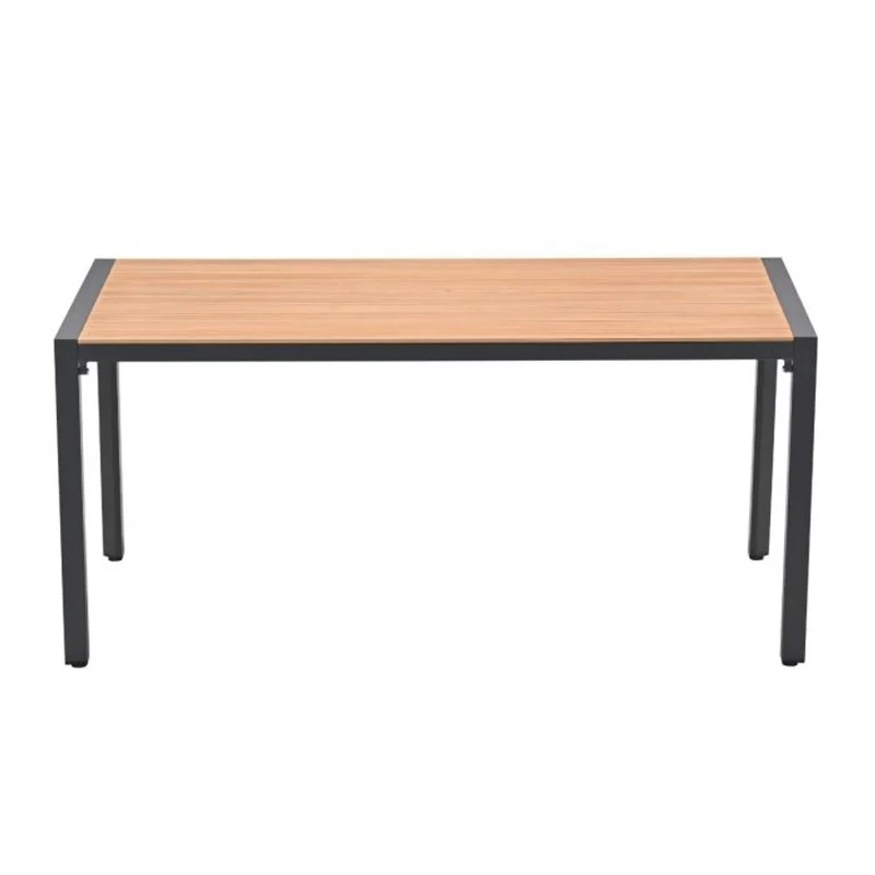 Felini tuinset 5-delig carbon black met Felini tuintafel