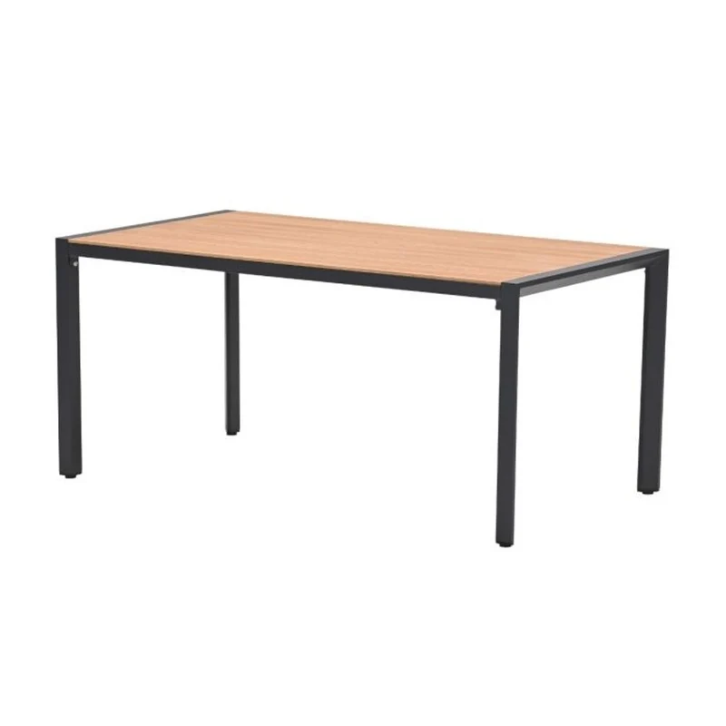 Felini tuinset 5-delig carbon black met Felini tuintafel