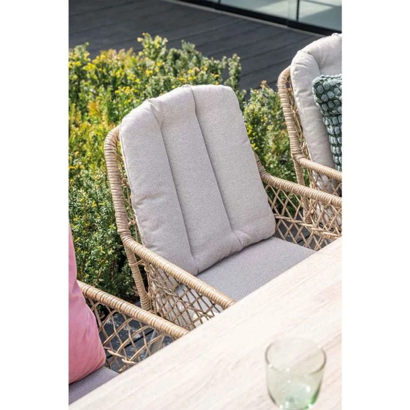 Allasio dining tuinstoel carbon black - Garden Impressions