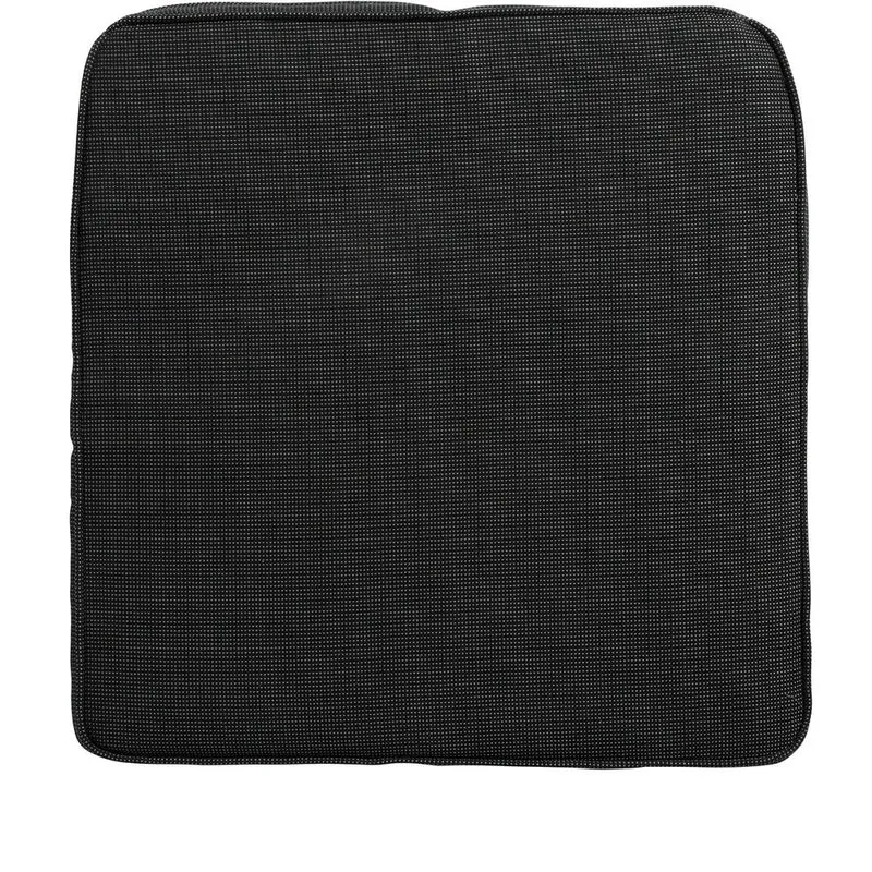 Madison wicker zitkussen square Rib black 48x48 cm