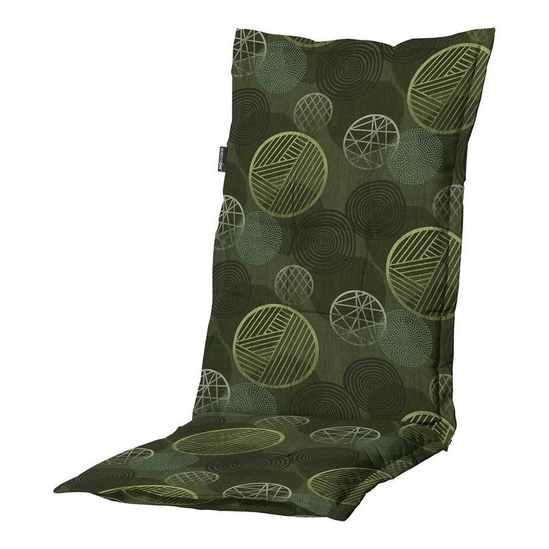 Madison stoelkussen hoge rug Circle green 123x50 cm