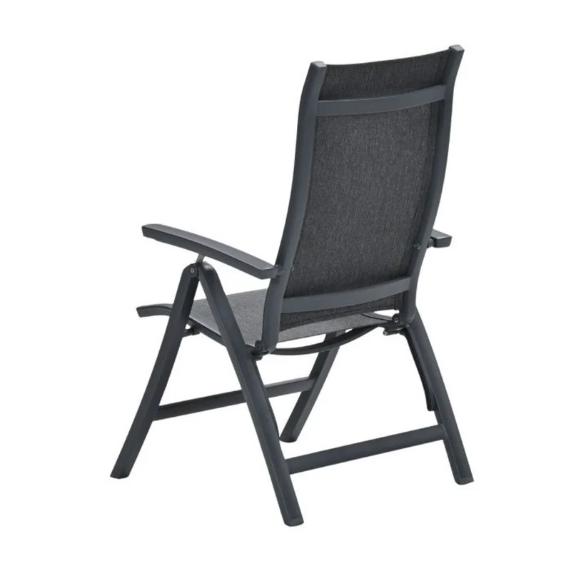 Garden Impressions Kyoto verstelbare stoel carbon black dark grijs