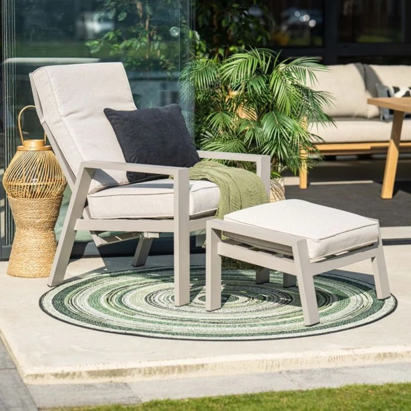 Garden Impressions Max verstelbare lounge stoel taupe valley sand