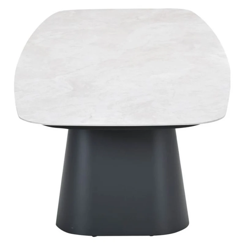Garden Impressions Denver dining tafel 320x120 cm carbon black Centostone Verona sand