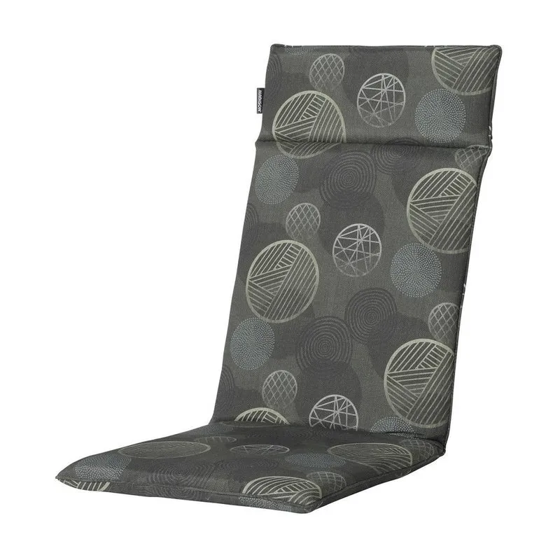 Madison universeel kussen hoge rug Circle green 120x50 cm