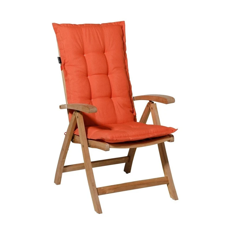 Madison stoelkussen lage rug Panama flame orange 105x50 cm
