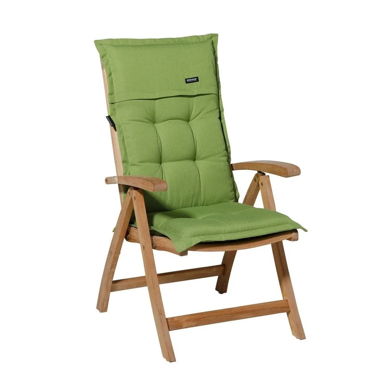 Madison stoelkussen lage rug Rib lime 105x50 cm