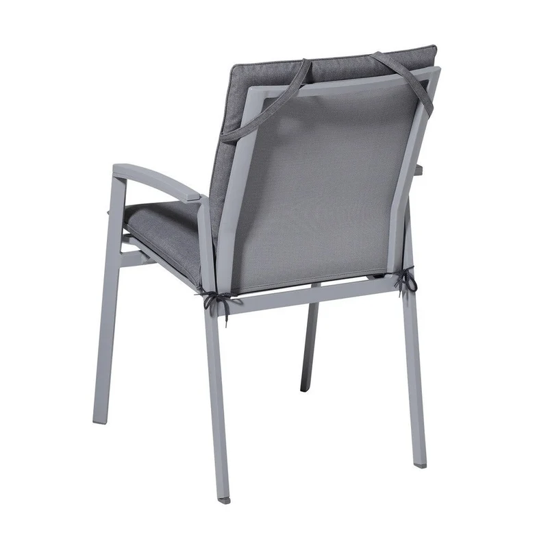 Madison stapelstoelkussen Outdoor Oxford grey 97x49 cm