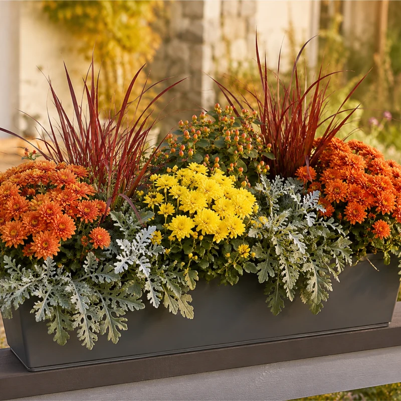 Balkonblumen "Herbstliches Farbenspiel"