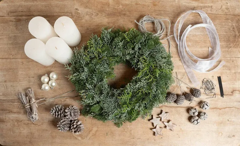 Adventskranz "Eleganz im Skandi-Stil“