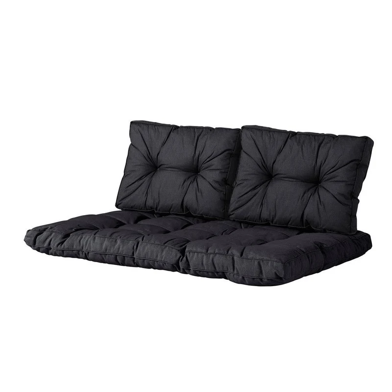 Madison Florance rugkussen Basic black 43x60 cm