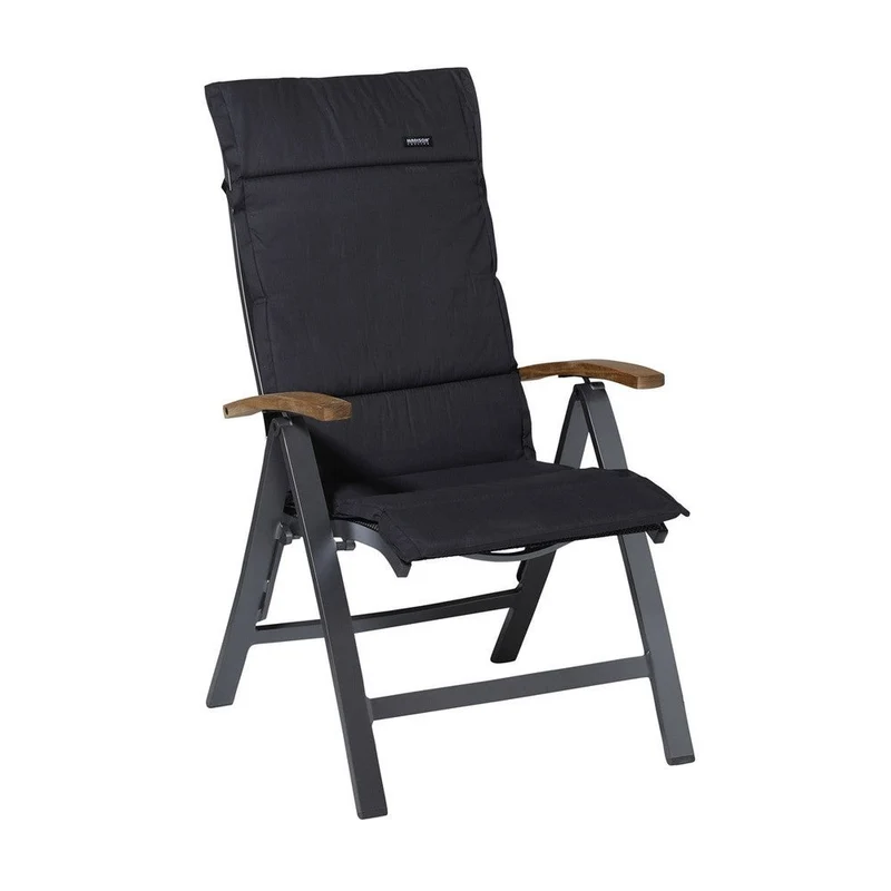 Madison fiber de luxe kussen Basic black 125x50 cm