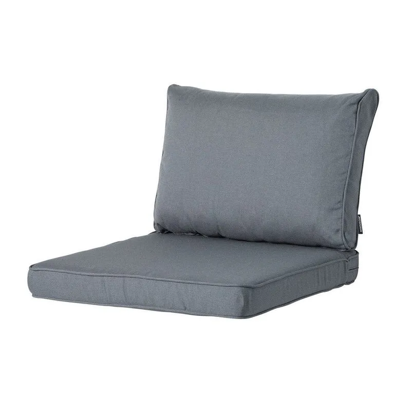 Madison lounge rugkussen Rib grey 40x73 cm