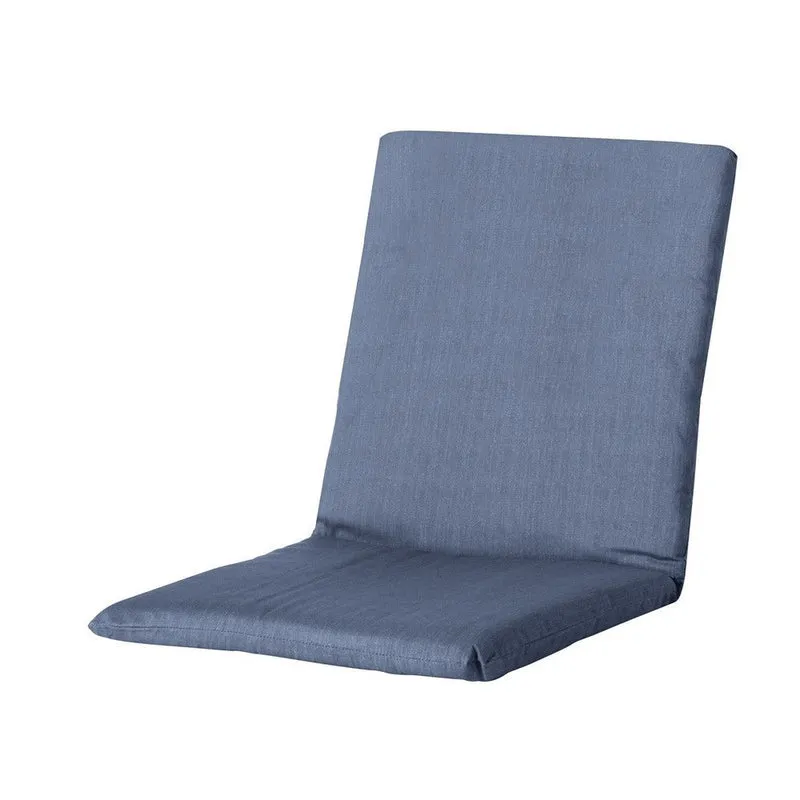 Madison stapelstoelkussen Basic blue 97x49 cm