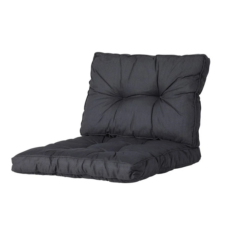 Madison Florance rugkussen Basic black 43x73 cm