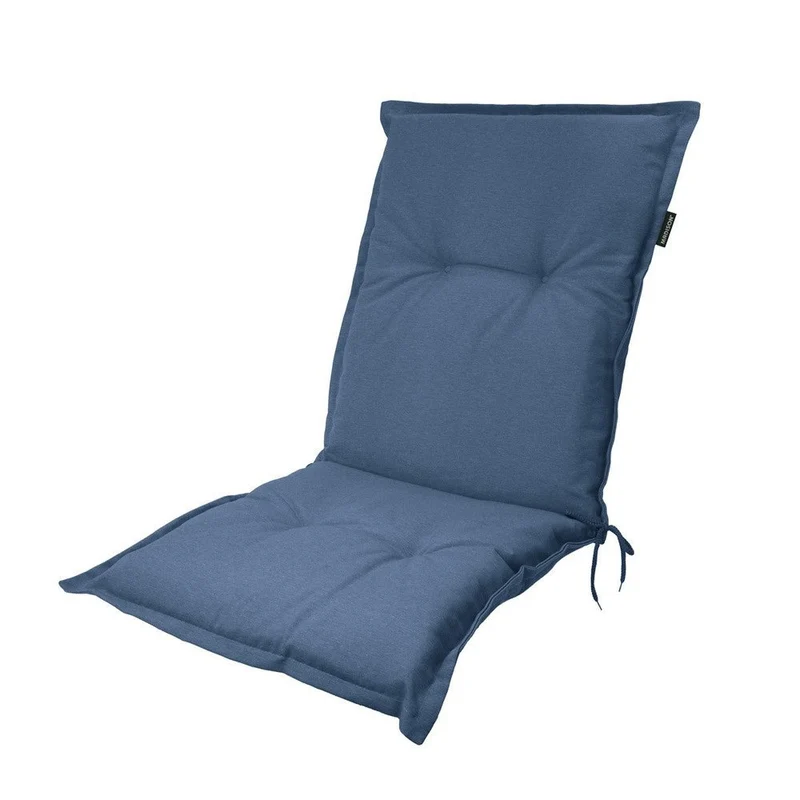 Madison stoelkussen lage rug Panama safier blue 105x50 cm