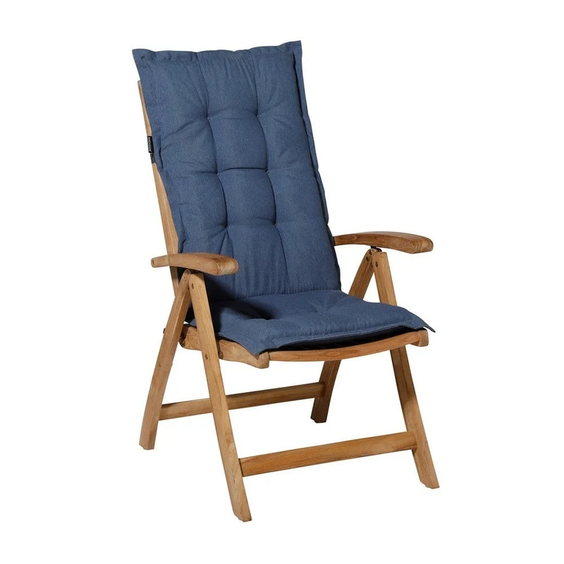 Madison stoelkussen lage rug Panama safier blue 105x50 cm