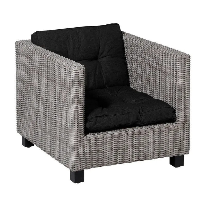 Madison Florance rugkussen Rib black 43x73 cm