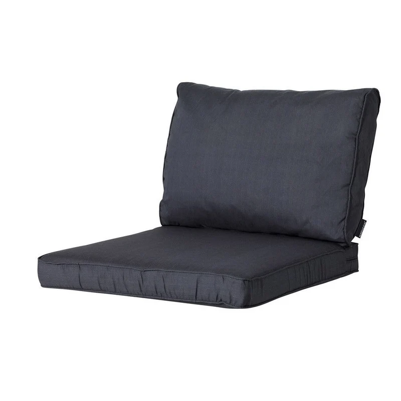 Madison lounge rugkussen Basic black 40x60 cm
