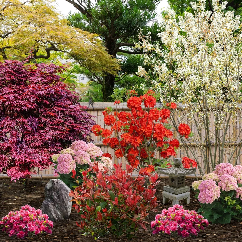 Pflanzen-Set "Japanischer Garten", 8 Pflanzen