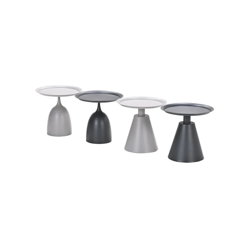 Mioala bijzettafel - diameter 50xH48 cm - carbon black