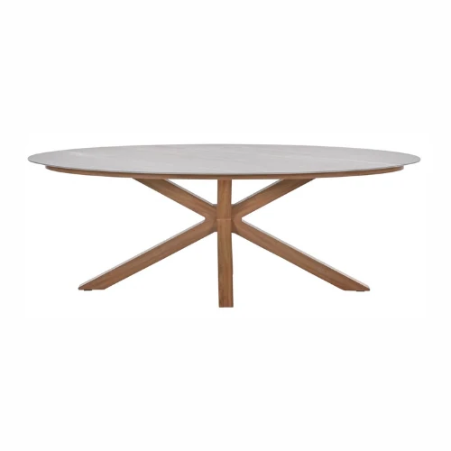 Garden Impressions Scotland Tuintafel Napoli Sand - 230x115 cm
