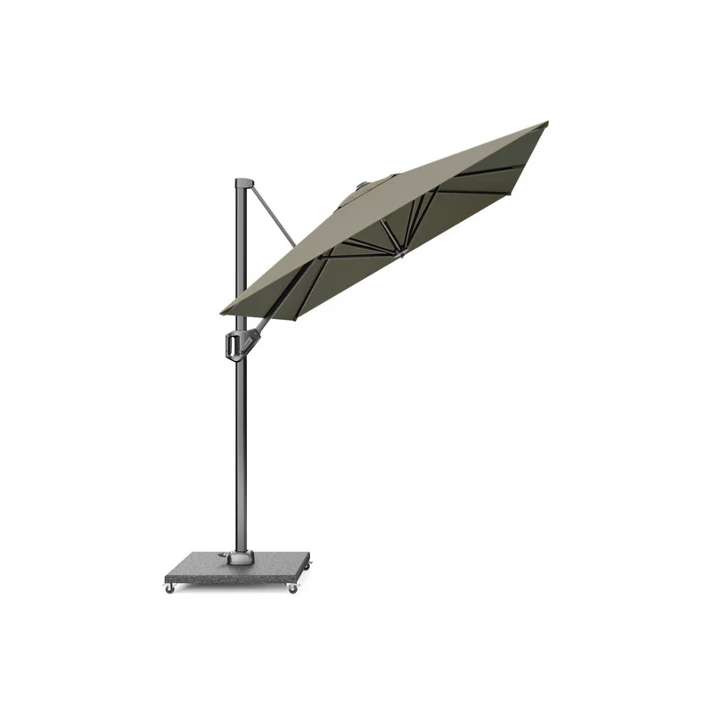 Platinum Sun & Shade zweefparasol Voyager T¹ 300x200 taupe.