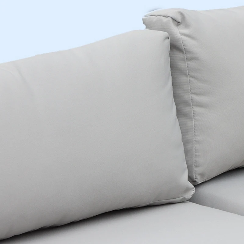 York stoel-bank loungeset 4-delig aluminium