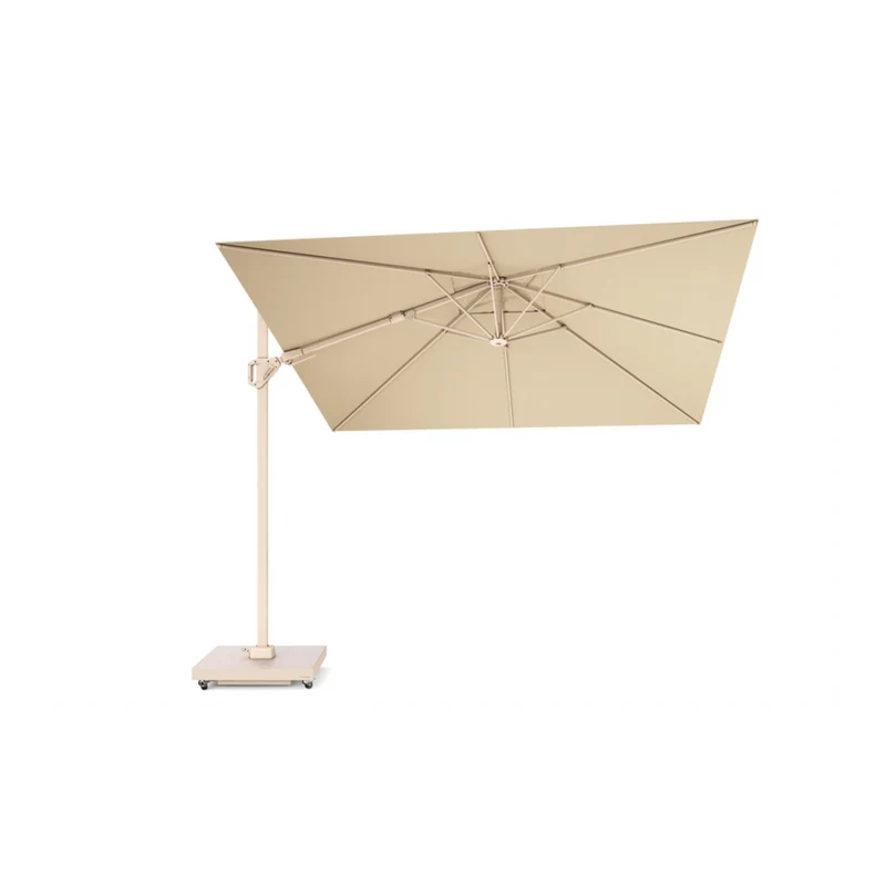 Platinum Sun & Shade zweefparasol Challenger T² Sandstone frame, 300x300 Champagne