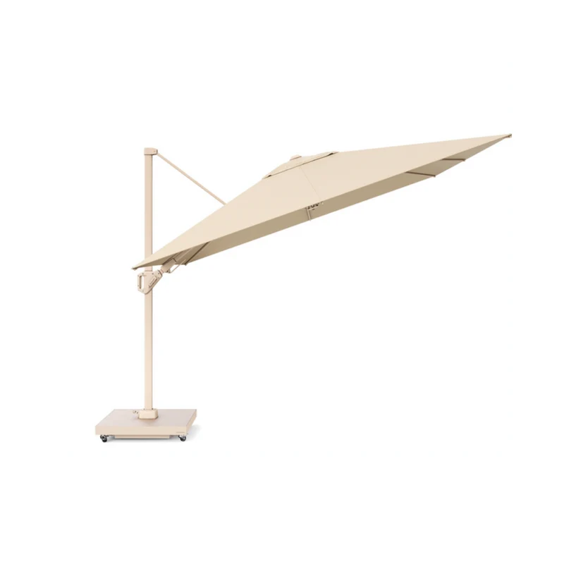 Platinum Sun & Shade zweefparasol Challenger T² Sandstone frame, 300x300 Champagne