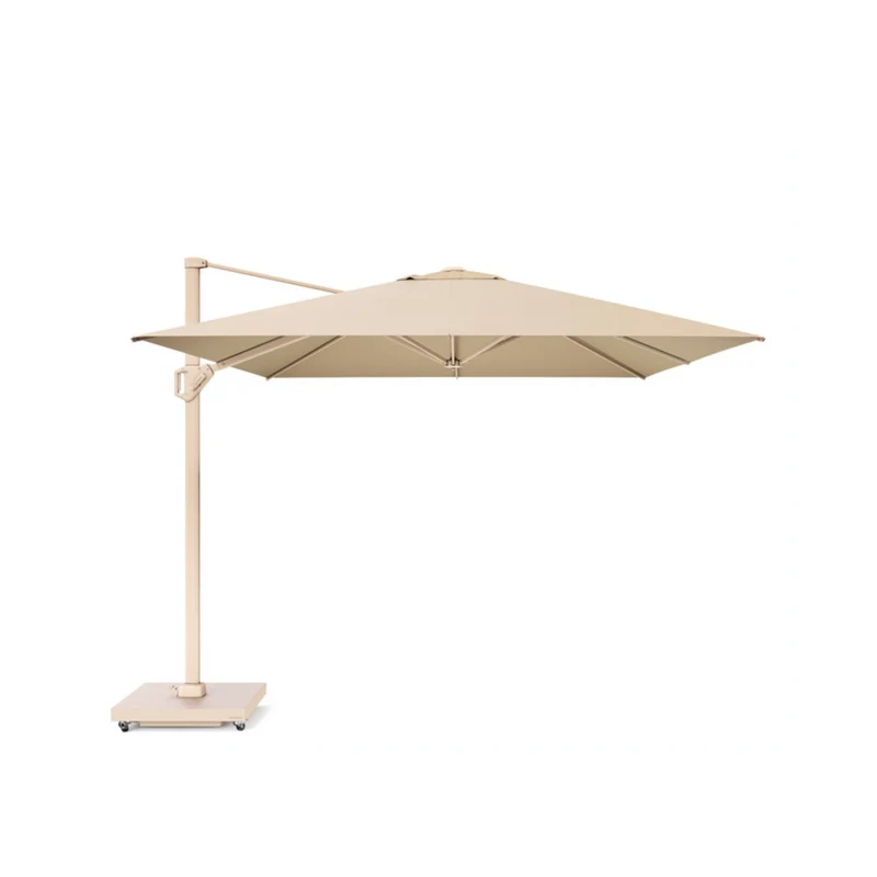 Platinum Sun & Shade zweefparasol Challenger T¹ Sandstone frame, 400x300 Champagne.