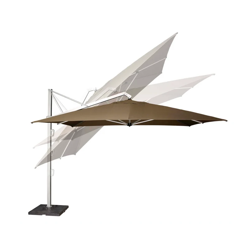Platinum Sun & Shade zweefparasol Icon Premium 400x300 Manhattan.
