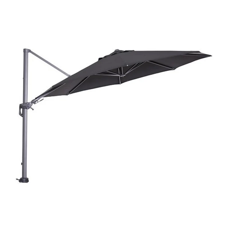 Hawaii zweefparasol - Ø350 cm - carbon black - zwart