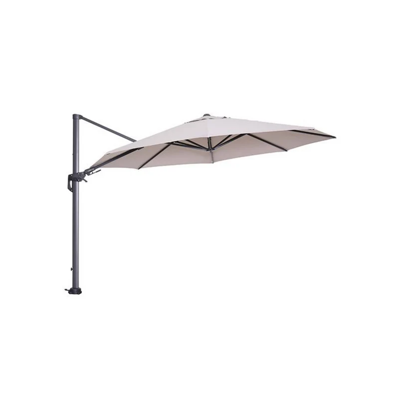 Hawaii zweefparasol - Ø350 cm - carbon black - zand