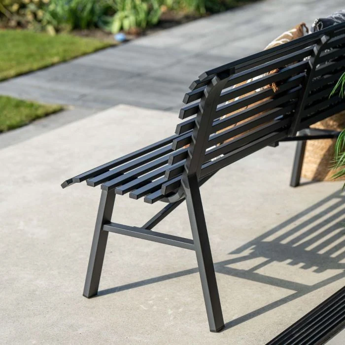 Garden Impressions Le Duc parkbank carbon black