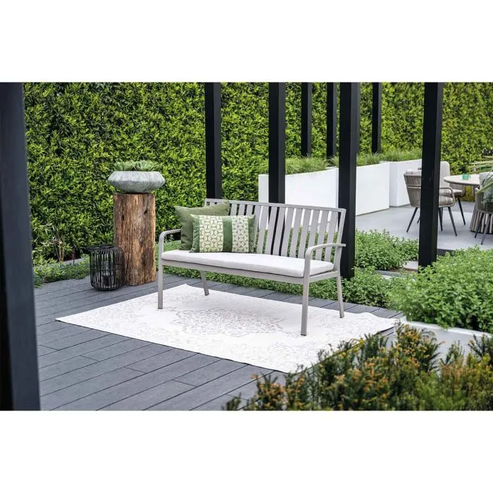Garden Impressions Pisa parkbank aluminium taupe valley sand