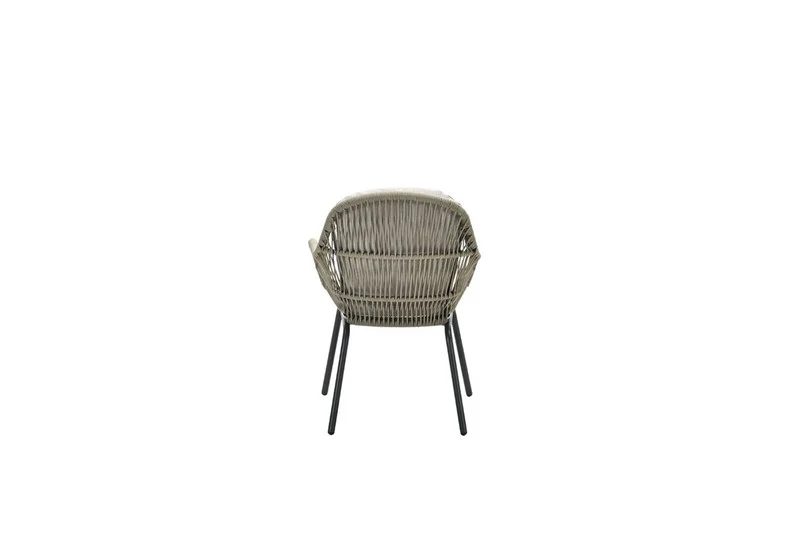 Garden Impressions Triton dining fauteuil carbon black rope dark sand desert sand