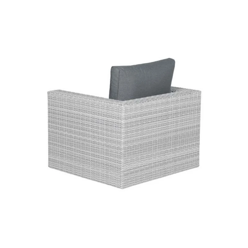 Orangebird lounge tuinstoel wicker- vintage grey - reflex black
