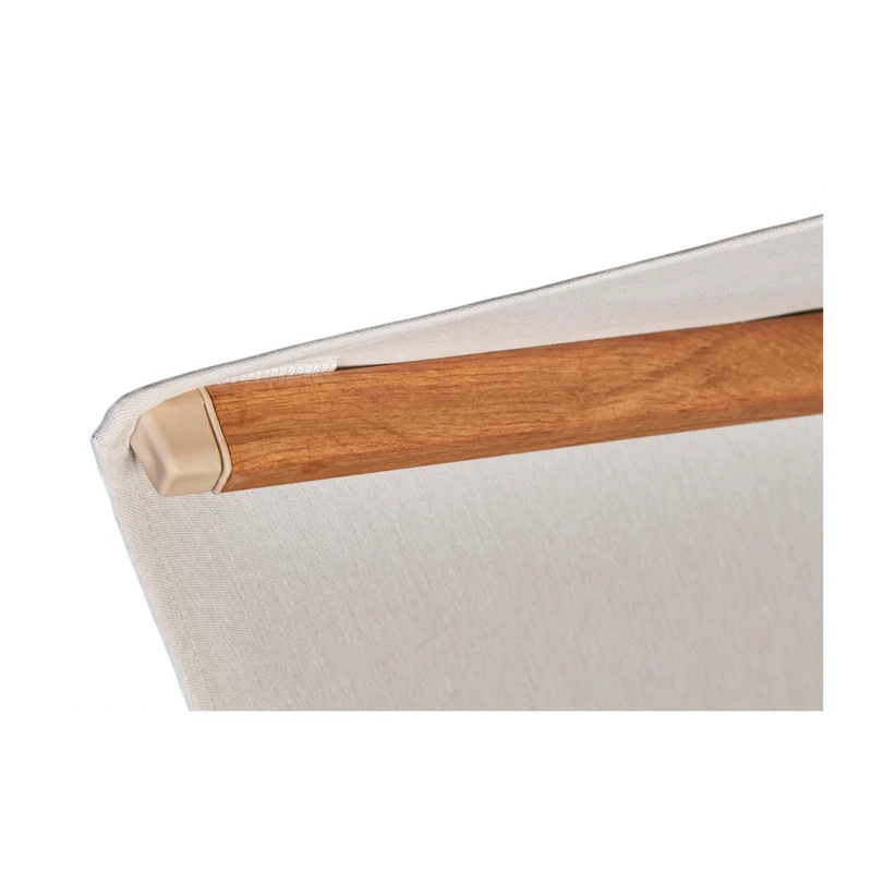 Platinum Sun & Shade zweefparasol Challenger T¹ Teak look frame, 400x300 Champagne