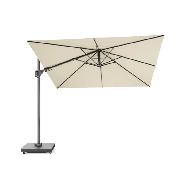 Platinum Sun & Shade zweefparasol Challenger T² premium 300x300 Champagne.